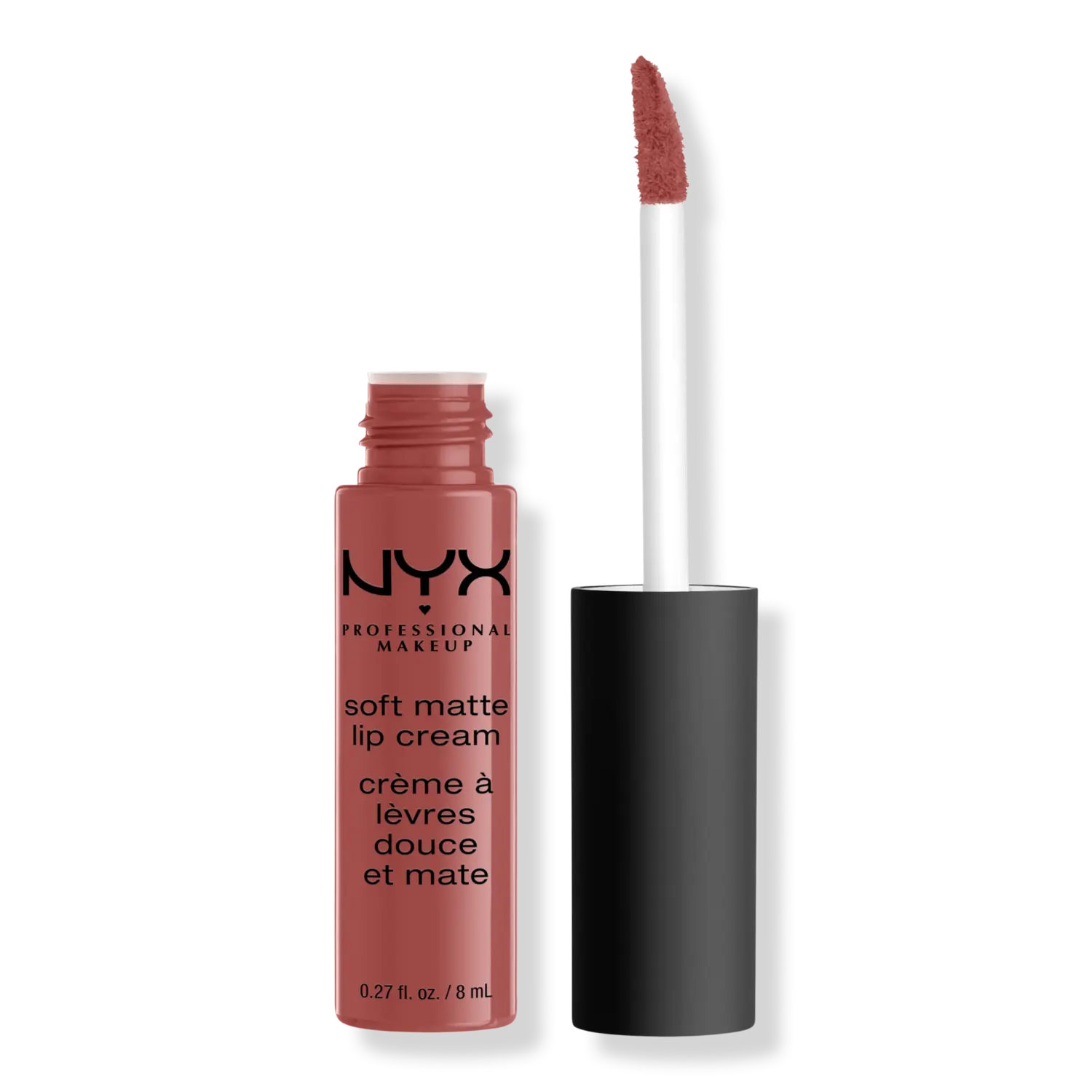 

Мягкая матовая кремовая жидкая помада NYX Professional Makeup, Rome (medium nude with red undertone)