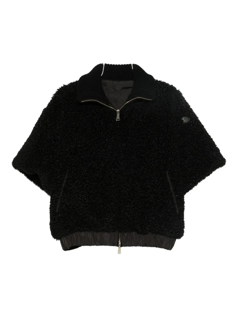 

Двусторонняя куртка с высоким воротником Moncler, черный