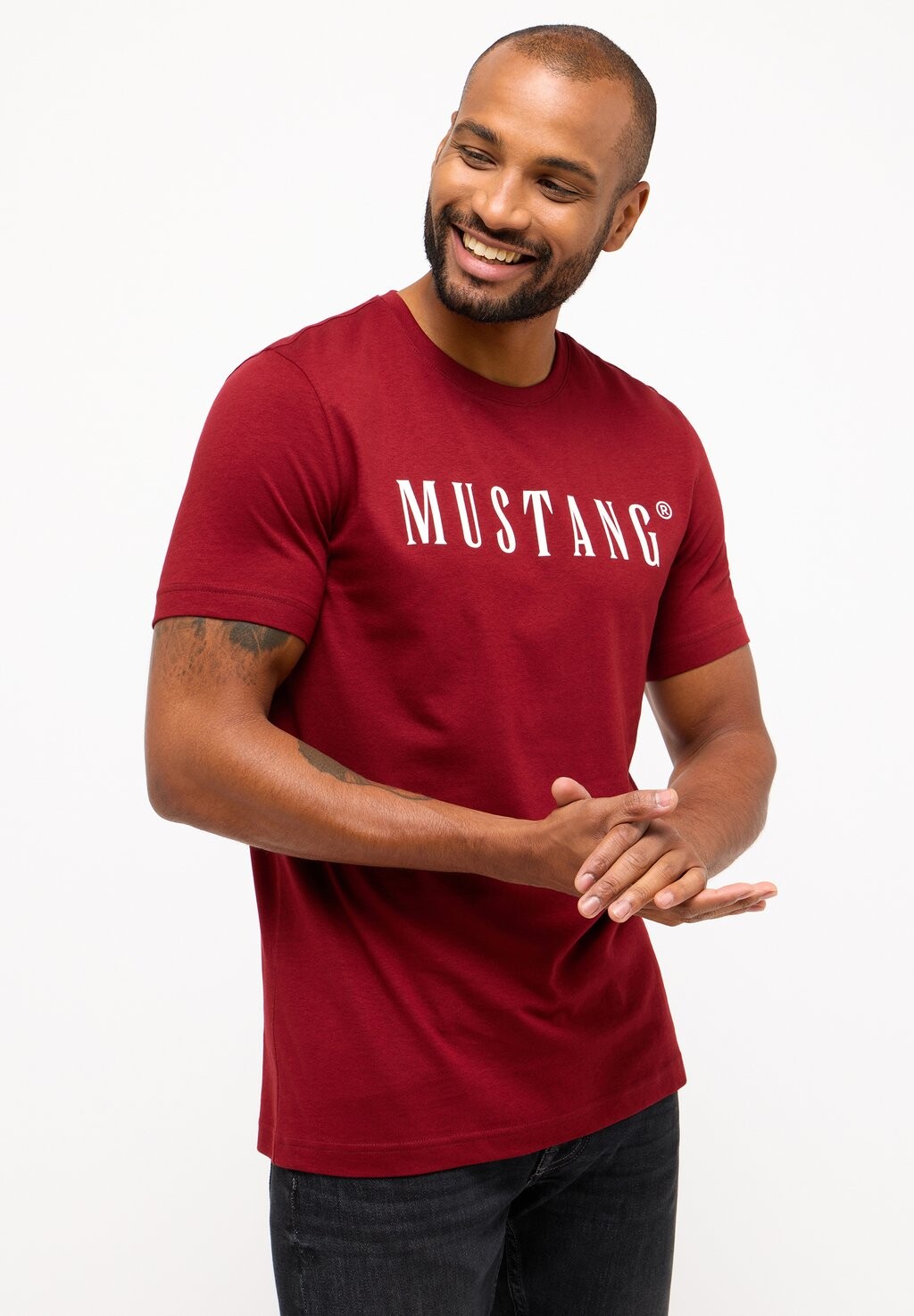 

Футболка с принтом Mustang, цвет rot