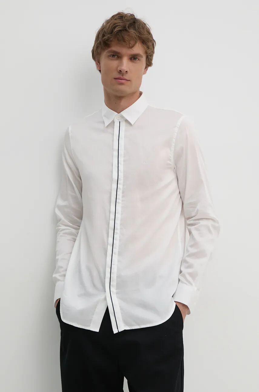 

Рубашка Armani Exchange из хлопка, белый