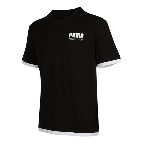 

Футболка summer court t-shirt 'black' Puma, черный