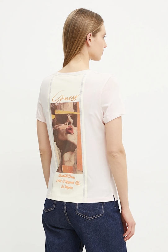 

Футболка Guess, розовый