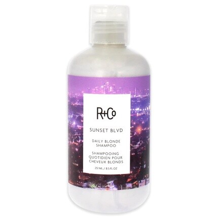 

R+Co Sunset Blvd Daily Шампунь для блондинок, 8,5 унций, Серый, R+Co Sunset Blvd Daily Шампунь для блондинок, 8,5 унций