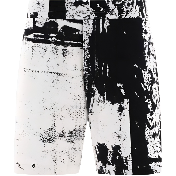 

Графические шорты с принтом Alexander McQueen, черные