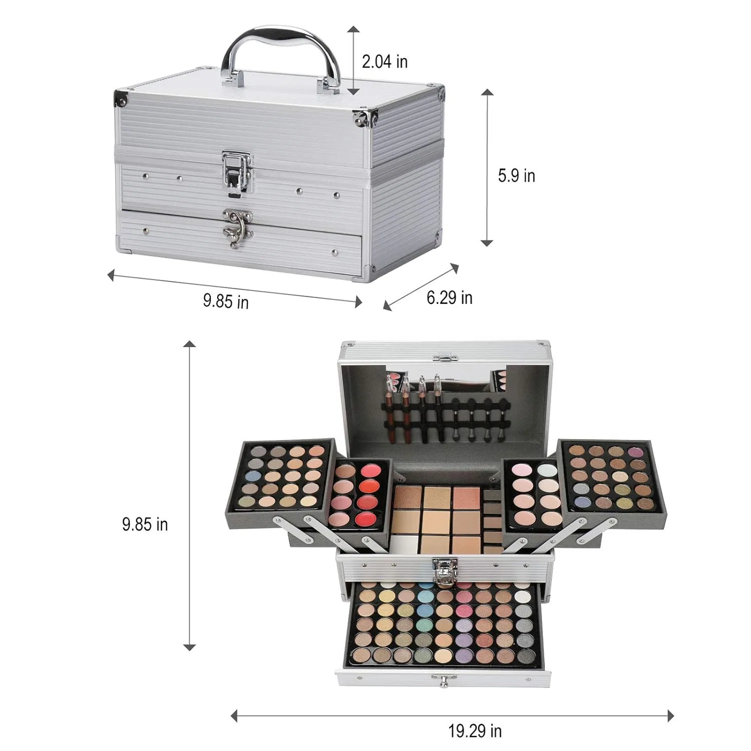Набор косметики FantasyDay Pro All In One 132 Ultimate Colors Make Up Urban Beauty Box #2 Fantasyday, #2 — фото 4