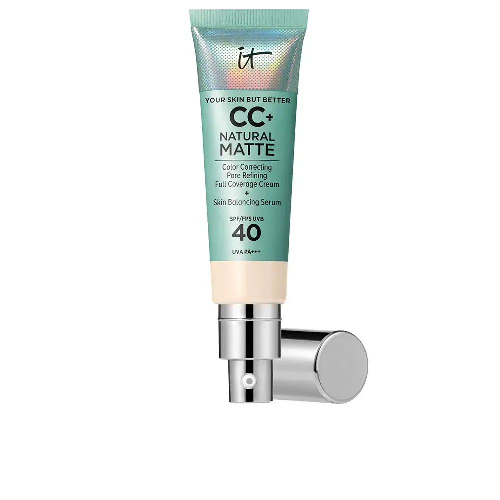 

Матирующий CC-крем с SPF40 cc+ natural matte cream foundation spf40 It Cosmetics, цвет fair ivory, 32 мл