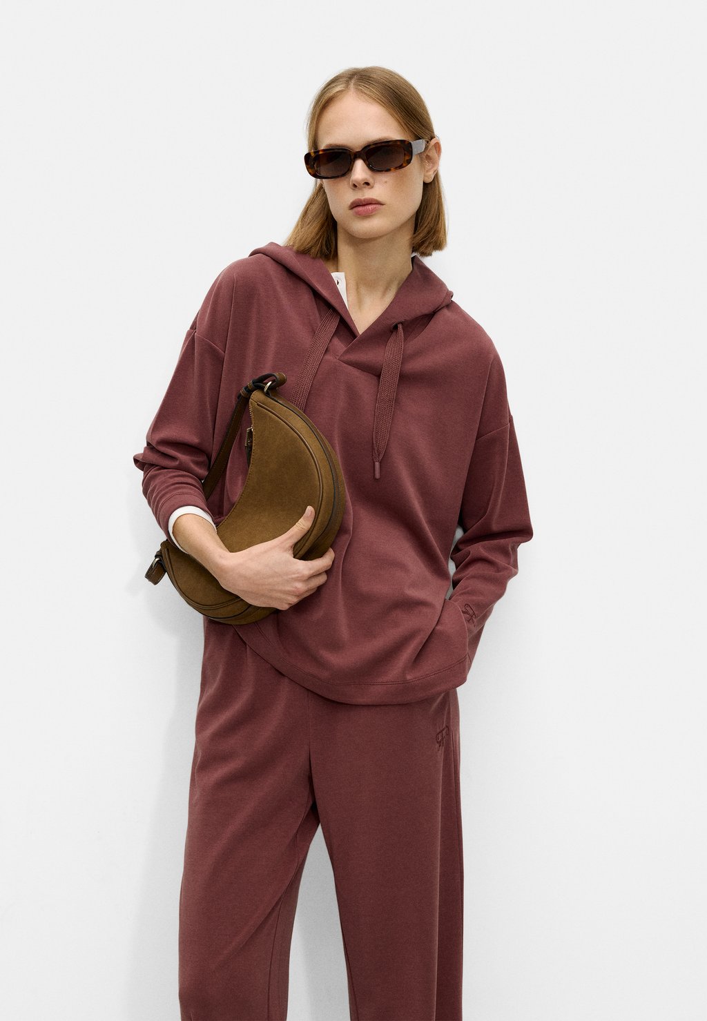 

Толстовка с капюшоном ONLINE EXCLUSIVE - Long sleeved top PARFOIS, темно-красный