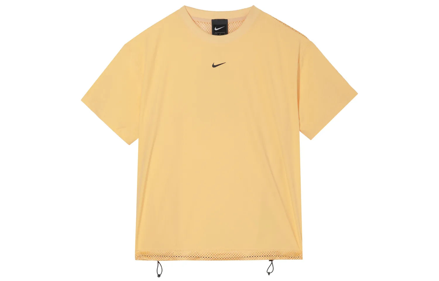 Nike Футболка с рукавом дроп-шолдер для женщин в светло-дынном оранжевом цвете