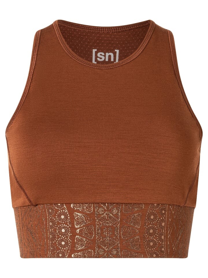 

Майка supernatural Merino Bra ARABESQUE LF, коричневый