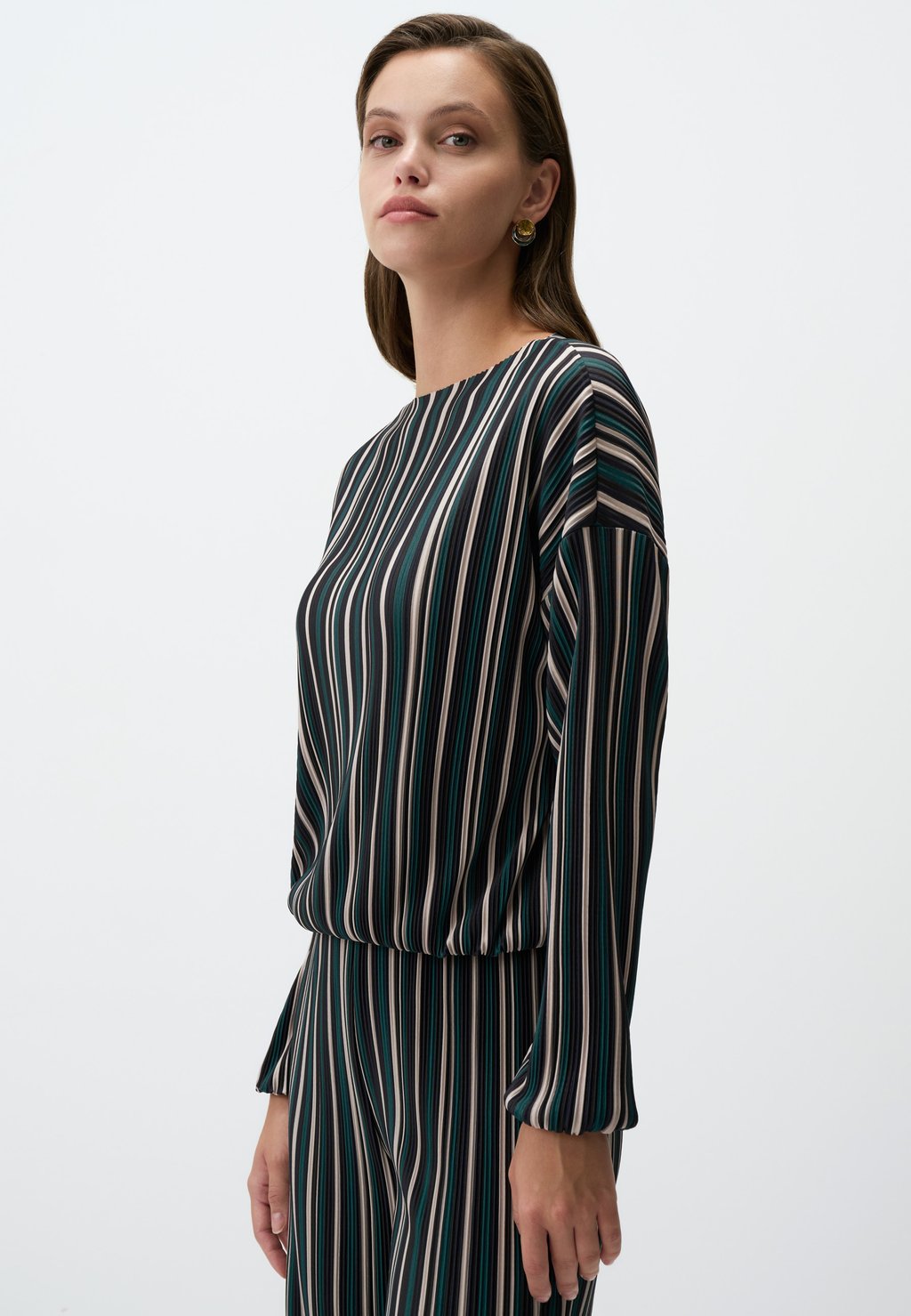 

Блуза BOAT NECK LINE PATTERNED Jimmy Key, темно-синий