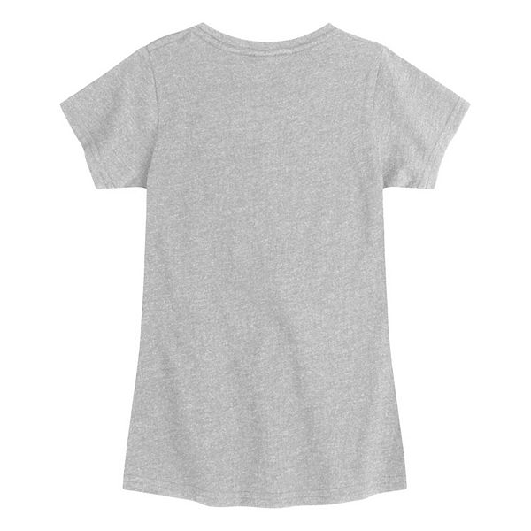 

Футболка с принтом Girls kawaii christmas treats Licensed Character, Heather Gray