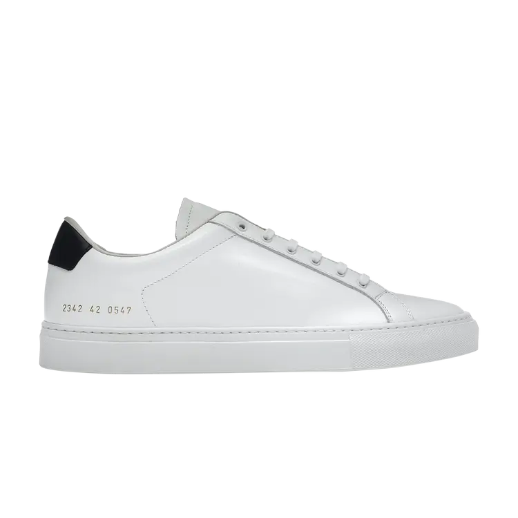 

Кроссовки Common Projects Retro Low 'White Black', белый