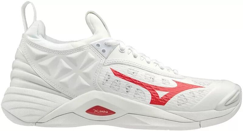 

Женские волейбольные кроссовки Mizuno Wave Momentum, белый/красный