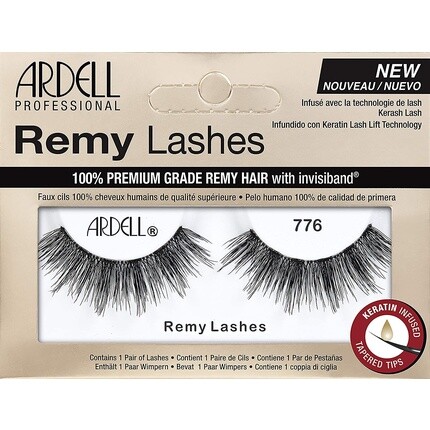 

Профессиональные ресницы Remy Lashes Style 776 — роскошные накладные ресницы ручной работы из натуральных волос с кератином для шелковистого мягкого блеска, веганские и многоразовые, Ardell