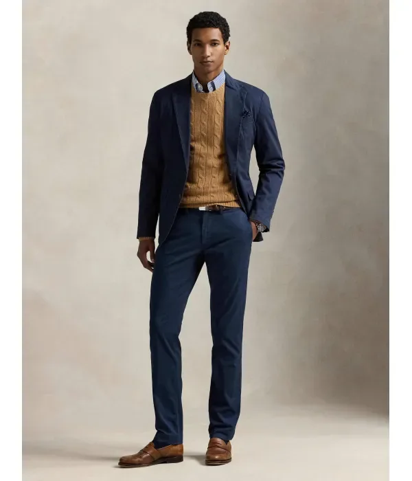 Брюки чинос slim fit Polo Ralph Lauren, темно-синий — фото 2