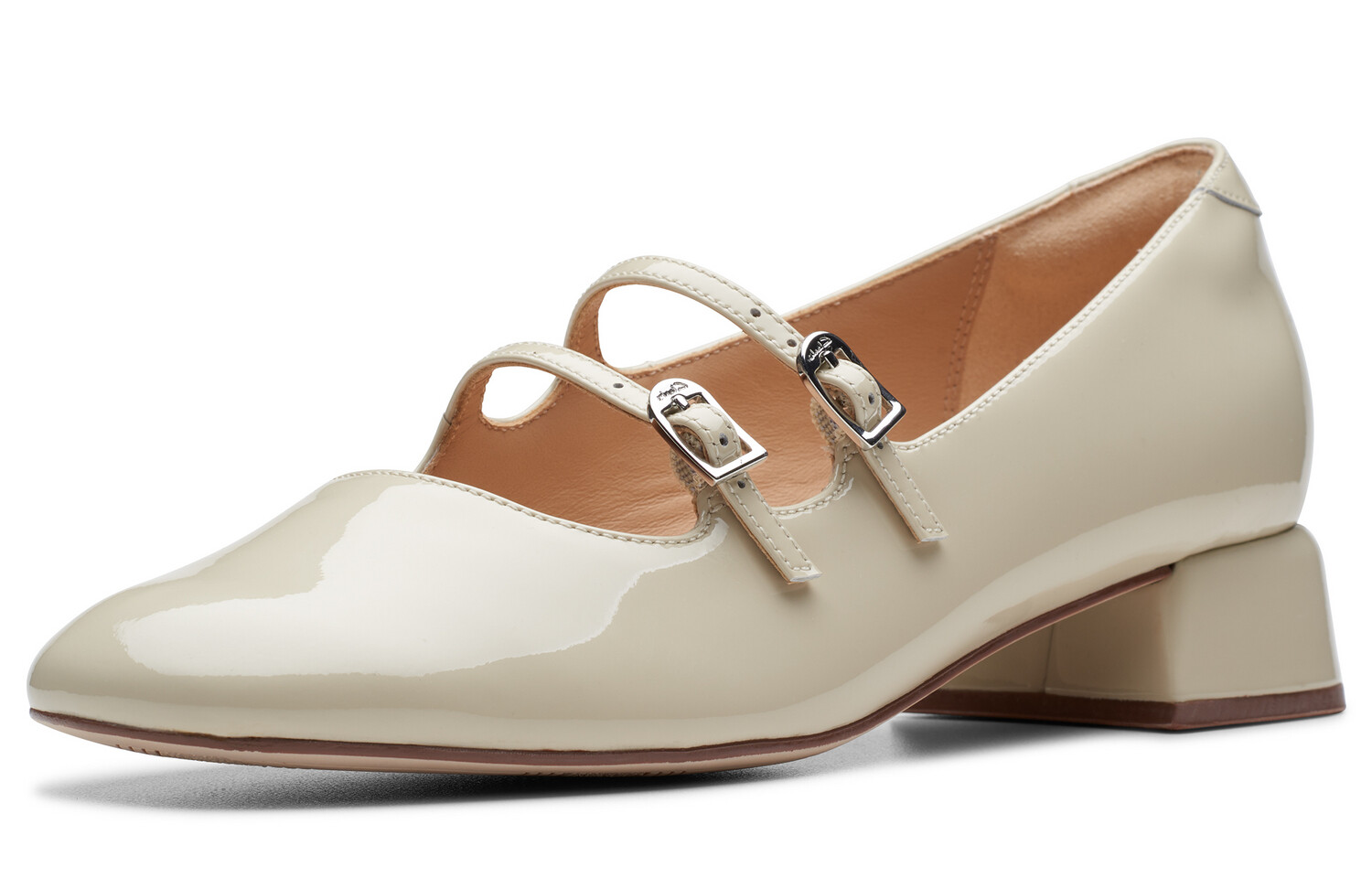 Женская повседневная обувь женская белая Clarks — фото 2