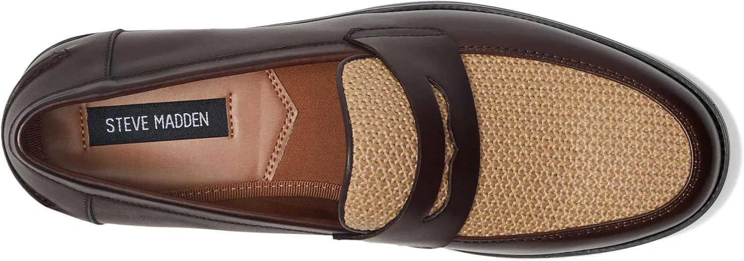 Лоферы Steve Madden Natan, натуральный/коричневый — фото 2
