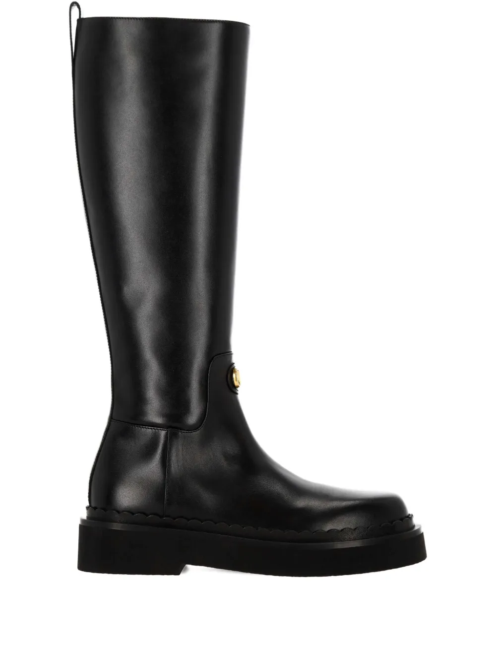 Ботинки Vitello VLogo VALENTINO GARAVANI, черный
