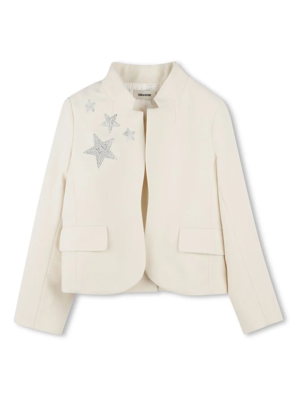 

Блейзер со стразами Zadig & Voltaire Kids, нейтральный