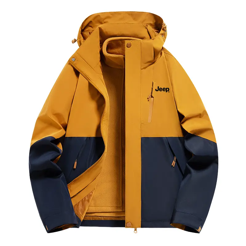 

Jeep Куртка Unisex, Brown Yellow/Marine Blue (3-in-1 Fleece Liner)