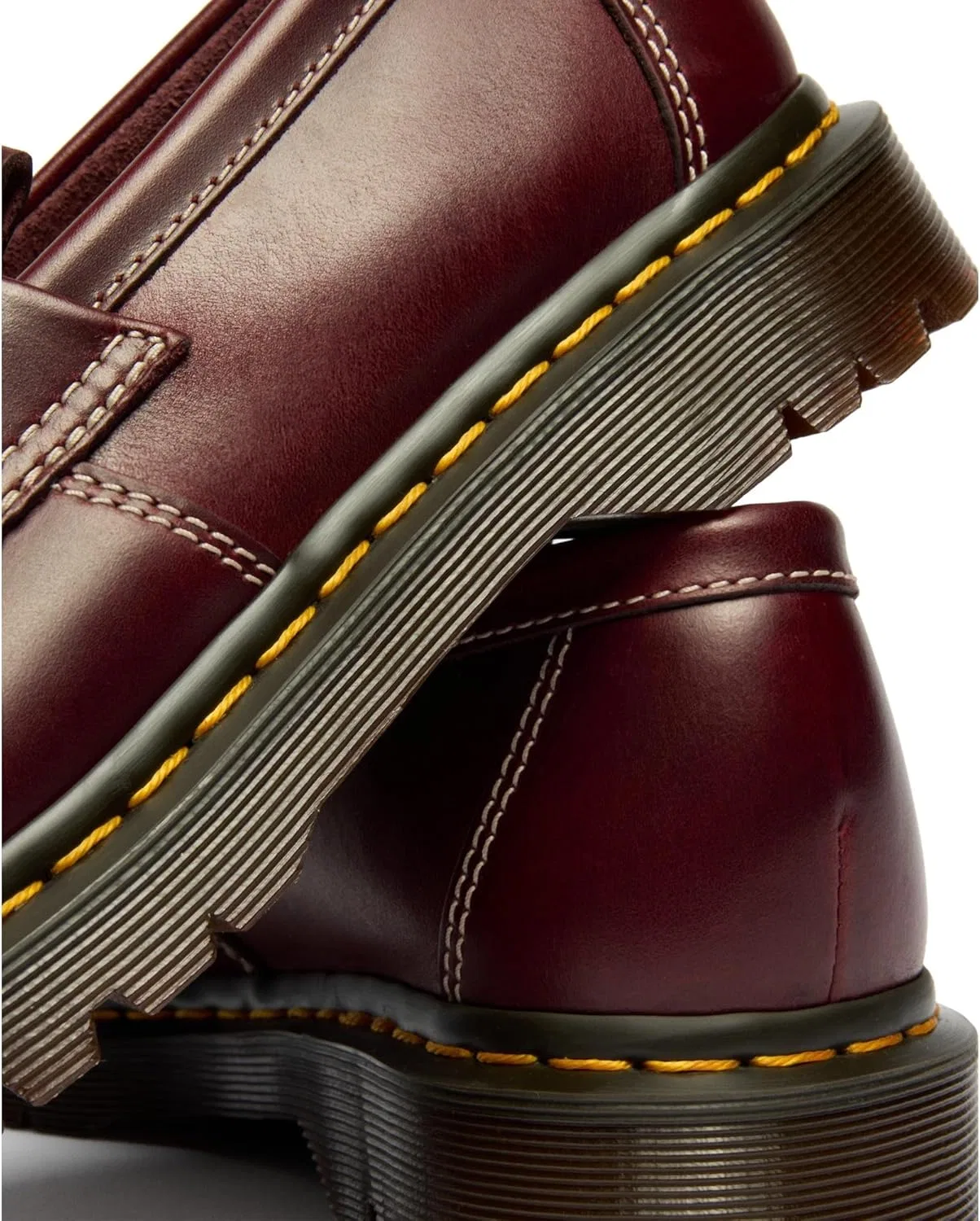 Лоферы из натуральной кожи Dr. Martens, вишнево-красный — фото 2