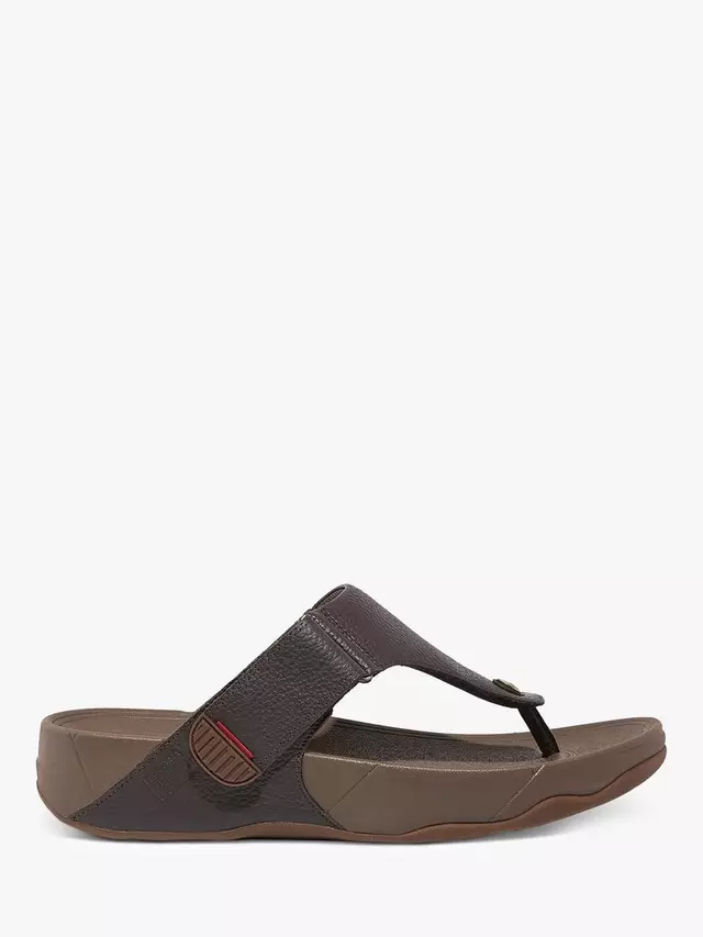 

Сандалии FitFlop Trakk II Leather, цвет chocolate