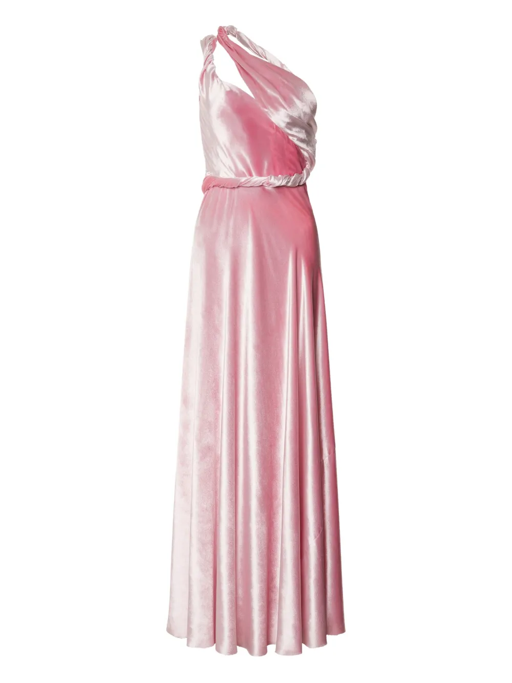 

Бархатное платье Alberta Ferretti, розовый