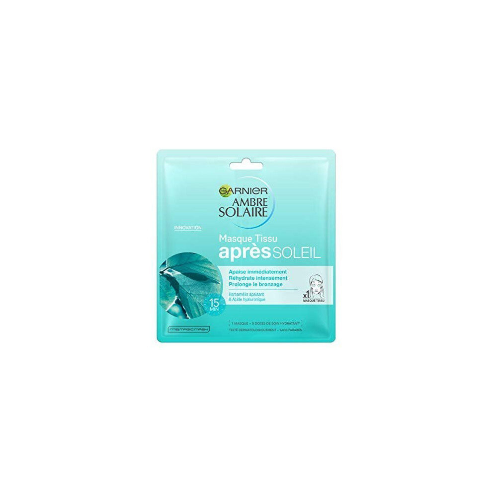 

Garnier, Маски после загара из ткани Ambre Solaire