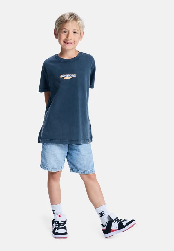 Футболка dc shoes planetarium für jungen 816 с принтом Dc Shoes, Kvj Black