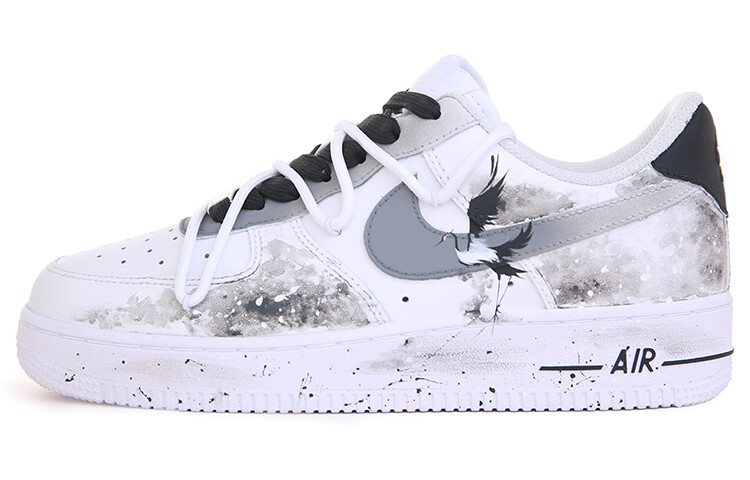 

Кроссовки Nike Air Force 1 Skateboarding Shoes Women's Low-top Grey/white, серый