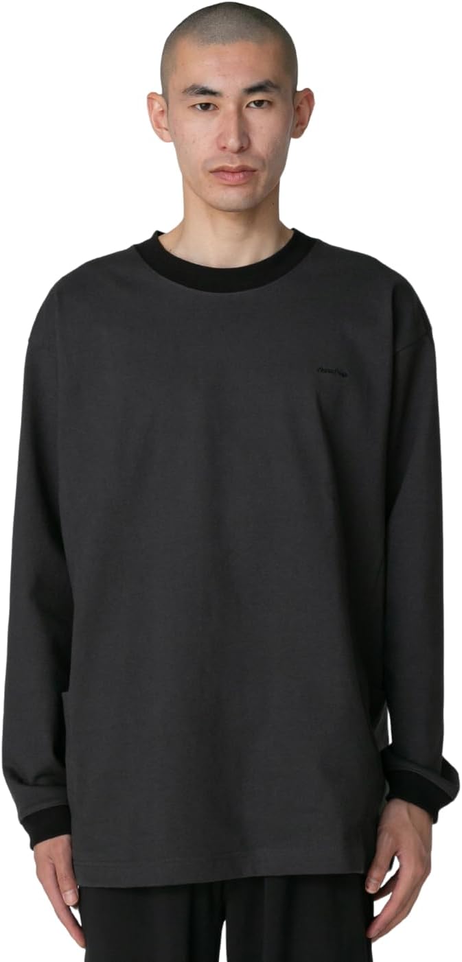 

Футболка с длинными рукавами Snow Peak из плотной хлопковой ткани с каймой SW-25SU204 (футболка с длинными рукавами, сшитая по фигуре)