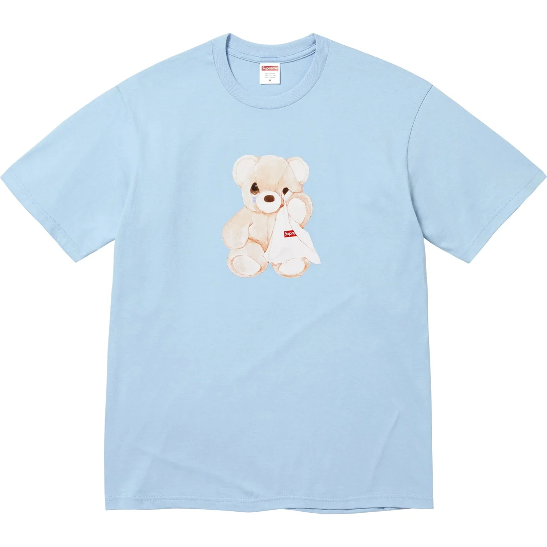 Футболка с принтом медведя Supreme, коричневый — фото 3
