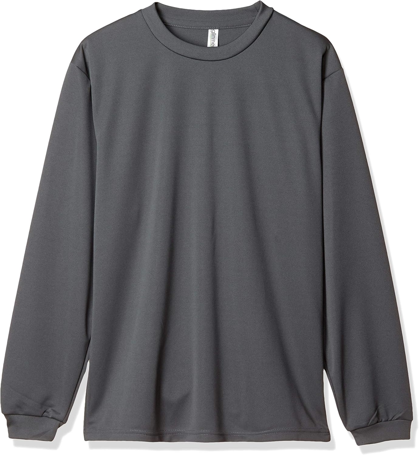 

Футболка с длинными рукавами и круглым вырезом Glimmer 00304-ALT, сухая, 113 г (4,4 унции), темно-серый