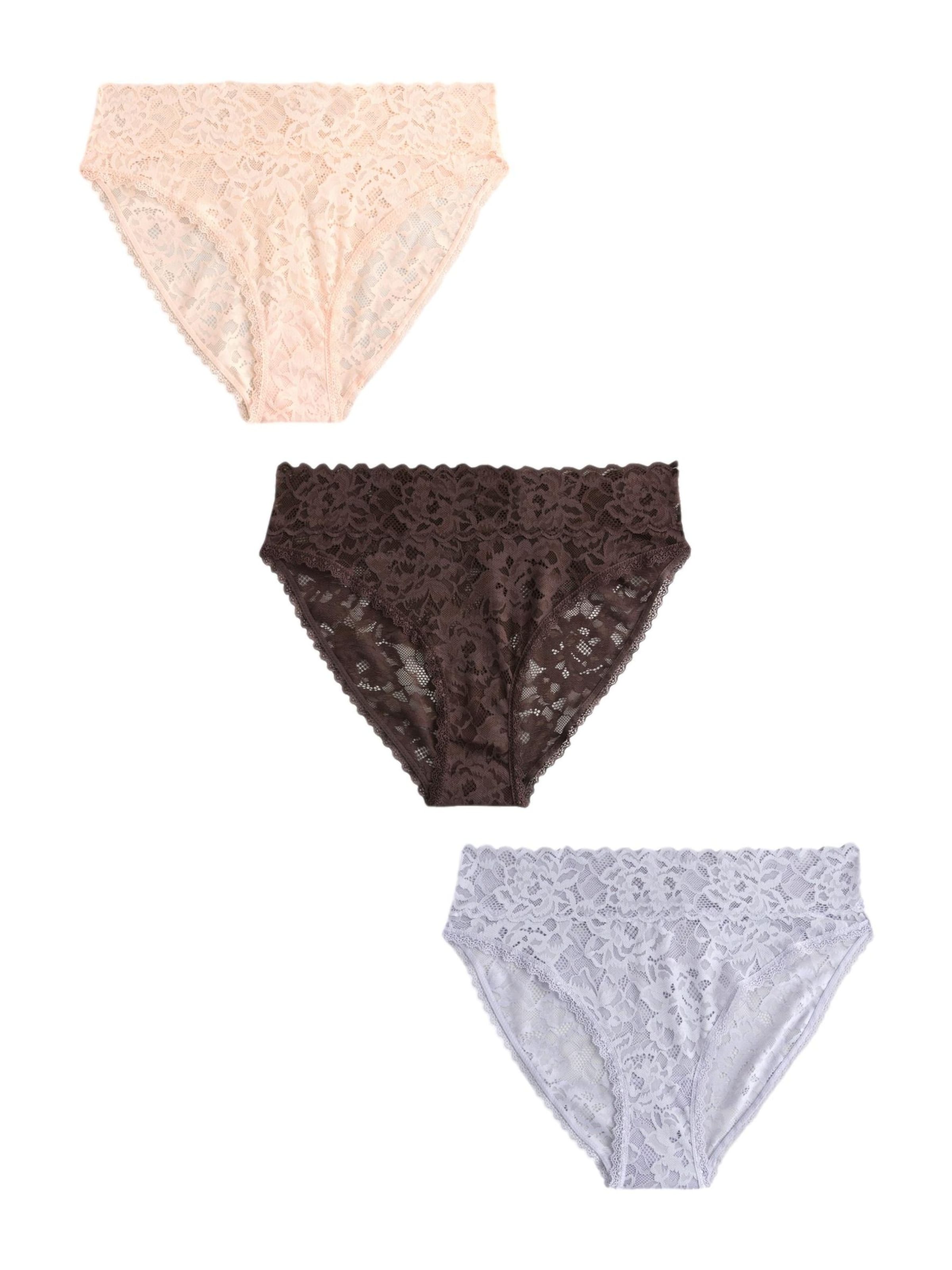 Next Трусики в цвете Sand, Dusty Blue, Dark Brown