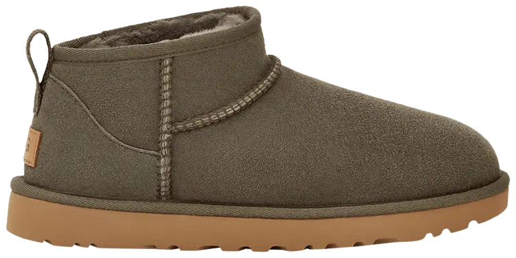 Угги короткие UGG Wmns Classic Ultra Mini, зеленый