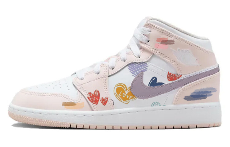 

Jordan Air Jordan 1 винтажные баскетбольные кроссовки женские, Pink