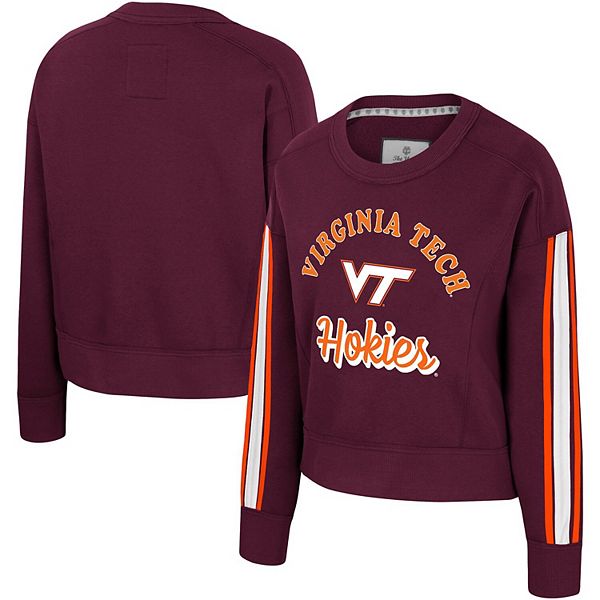

Женский свитшот Virginia Tech Hokies Honeymoon цвета марсала Colosseum