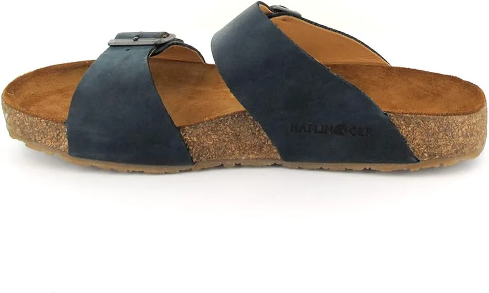 HAFLINGER Andrea Elegant кожаные сандалии с резиновой подошвой и корковой латексной стелькой Unisex — фото 4