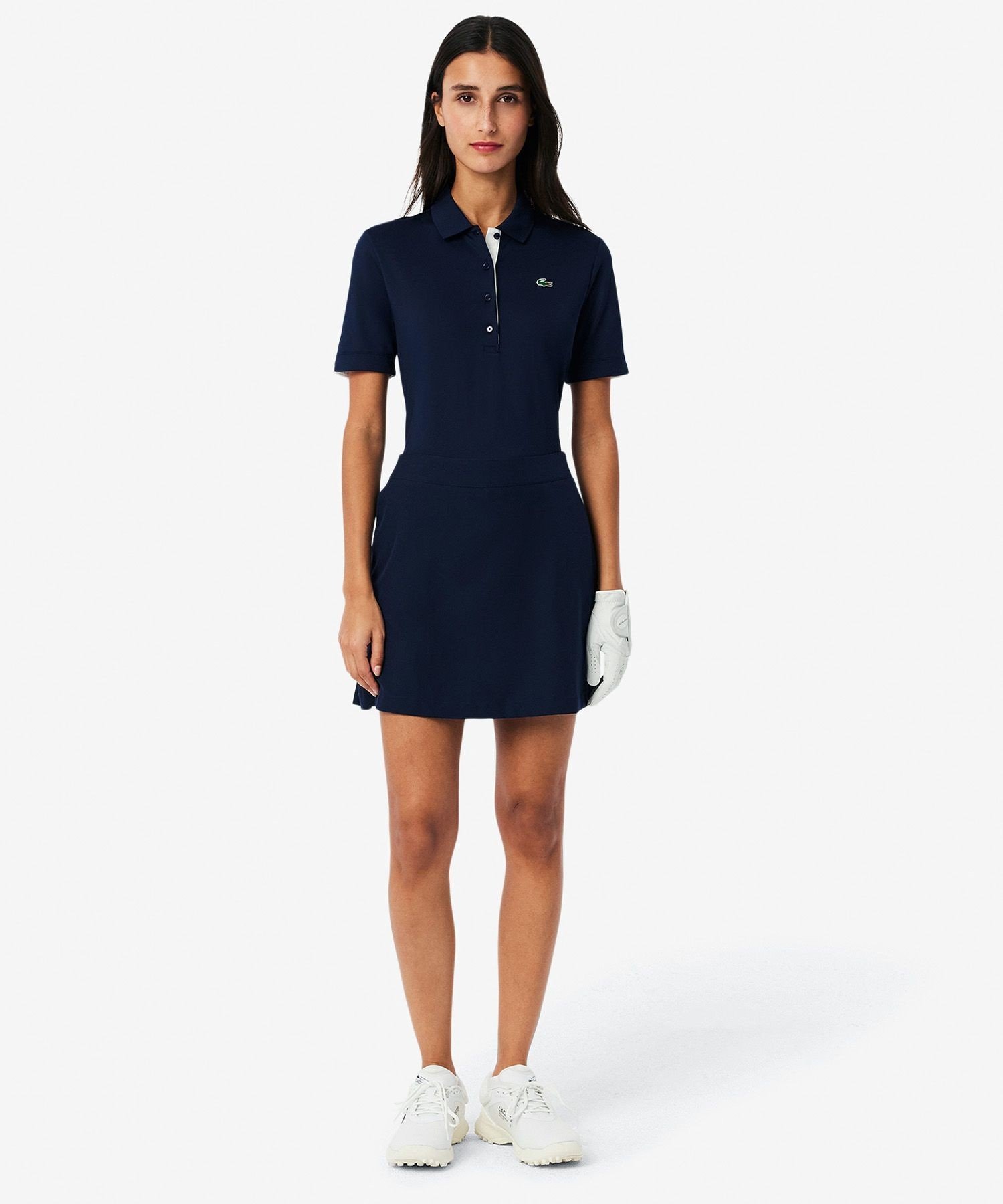 Юбка для гольфа LACOSTE плиссированная, Navy — фото 2