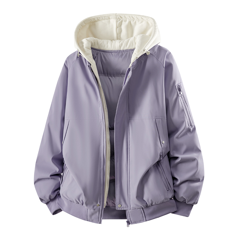 

Пуховик Unisex Hooded Thickened VanCamel, stardust фиолетовый