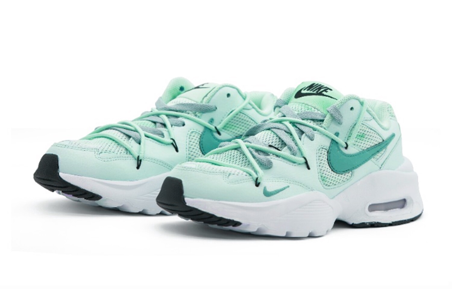 

Кроссовки Air Max Fusion для бега мужские с низким верхом, цвет голубой/белый Nike