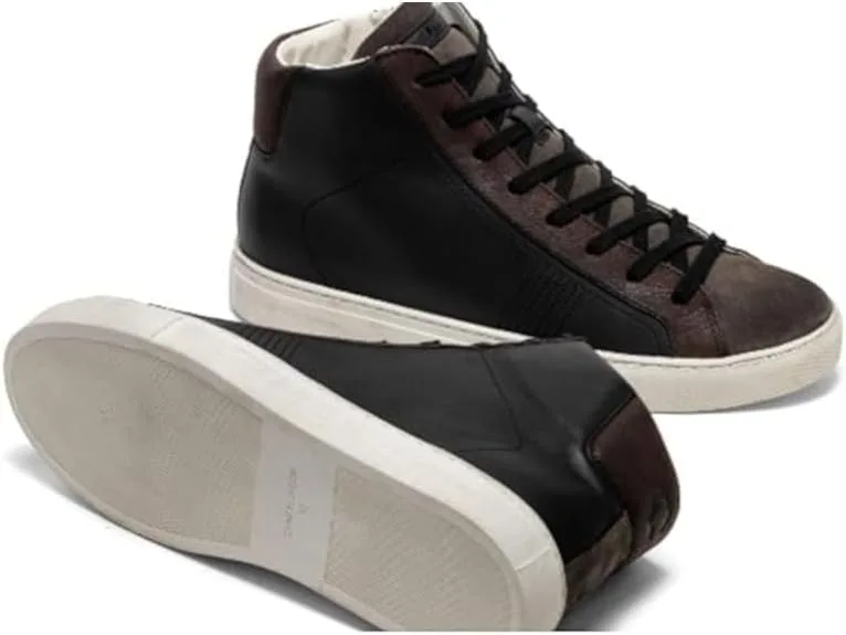 Кроссовки Crime London High Top Essential, черный/коричневый/серый — фото 4