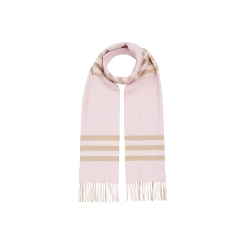 

Burberry Классический клетчатый шарф, Pink Multicolor