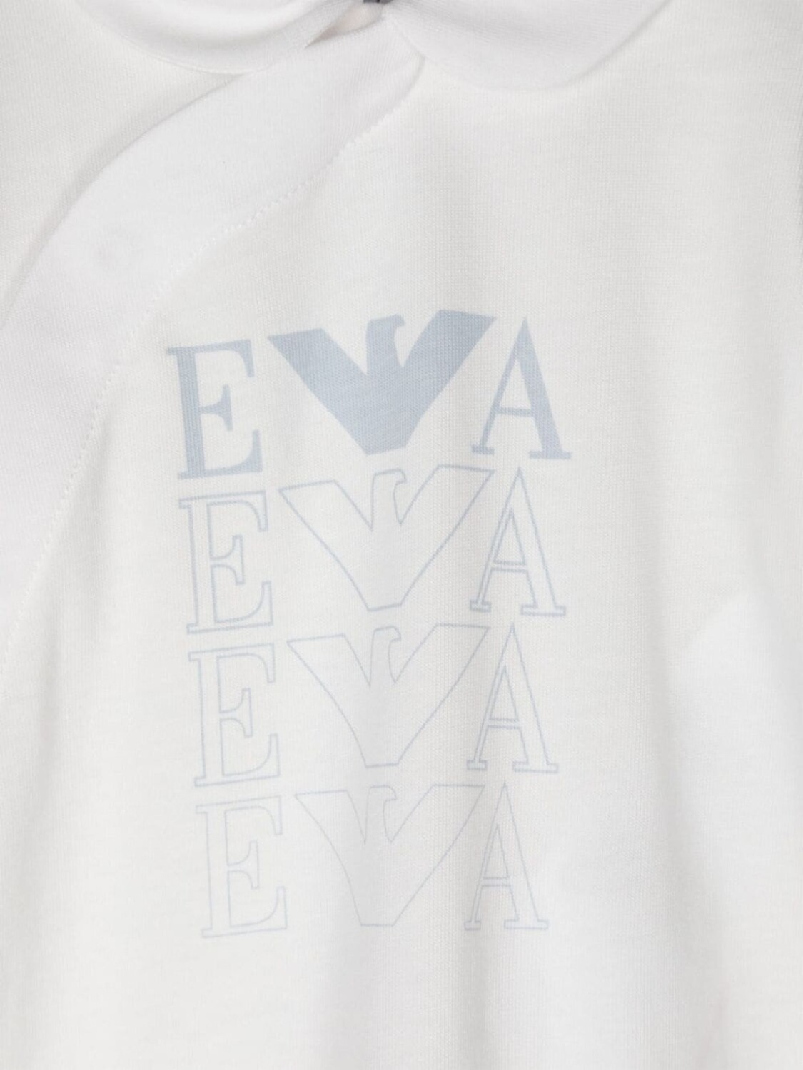 Emporio Armani Kids пижама с логотипом, белый — фото 3