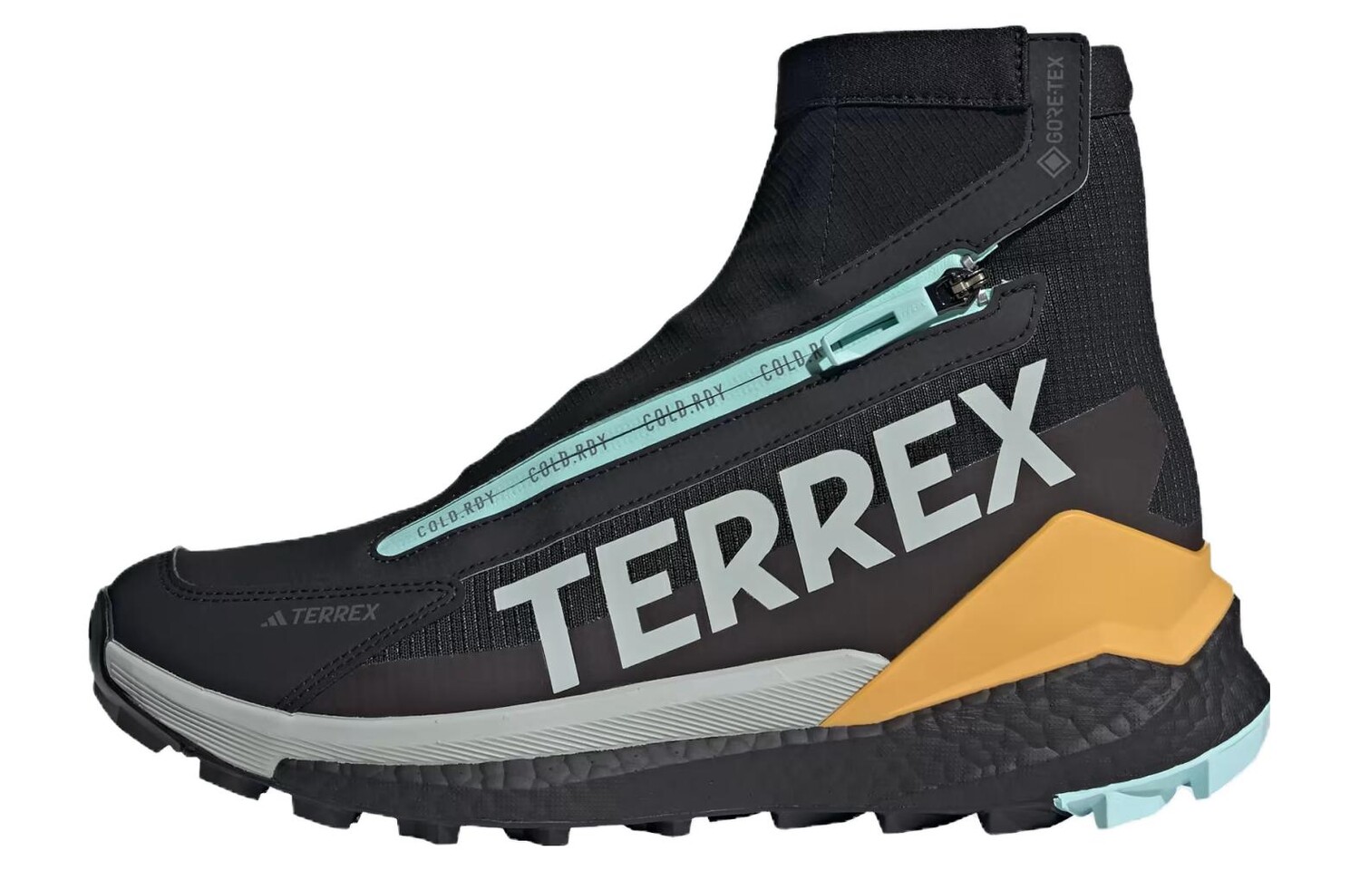 Кроссовки adidas Terrex Free Hiker 2 Cold.RDY Core Black Wonder Silver Semi Flash Aqua, черный
