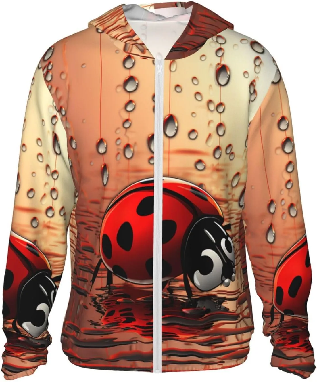 

Мужская толстовка с защитой от солнца UPF 50+ Art Ladybug DWVTSLH