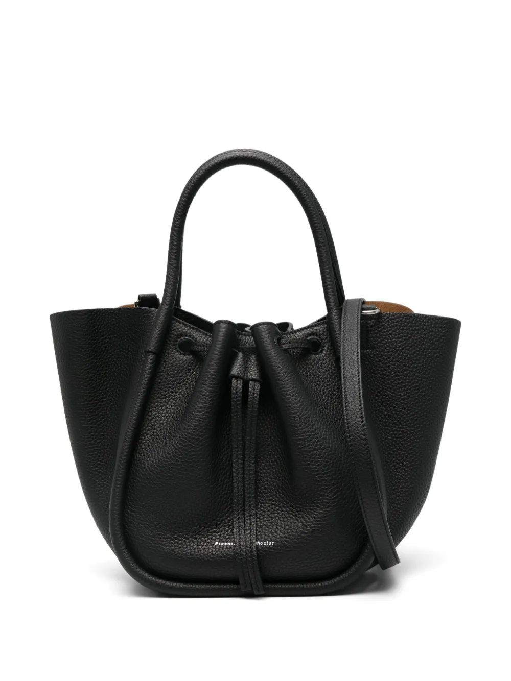 

Маленькая сумка-тоут Ruched Proenza Schouler, черный