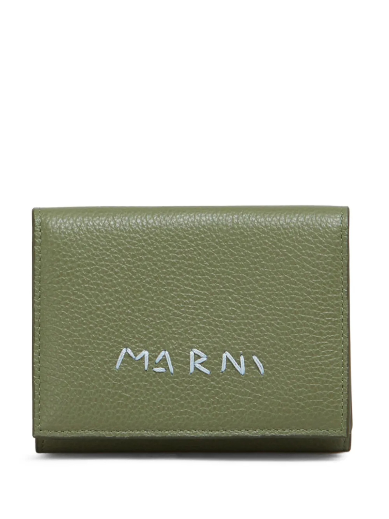 

Кошелек тройного сложения Marni, зеленый