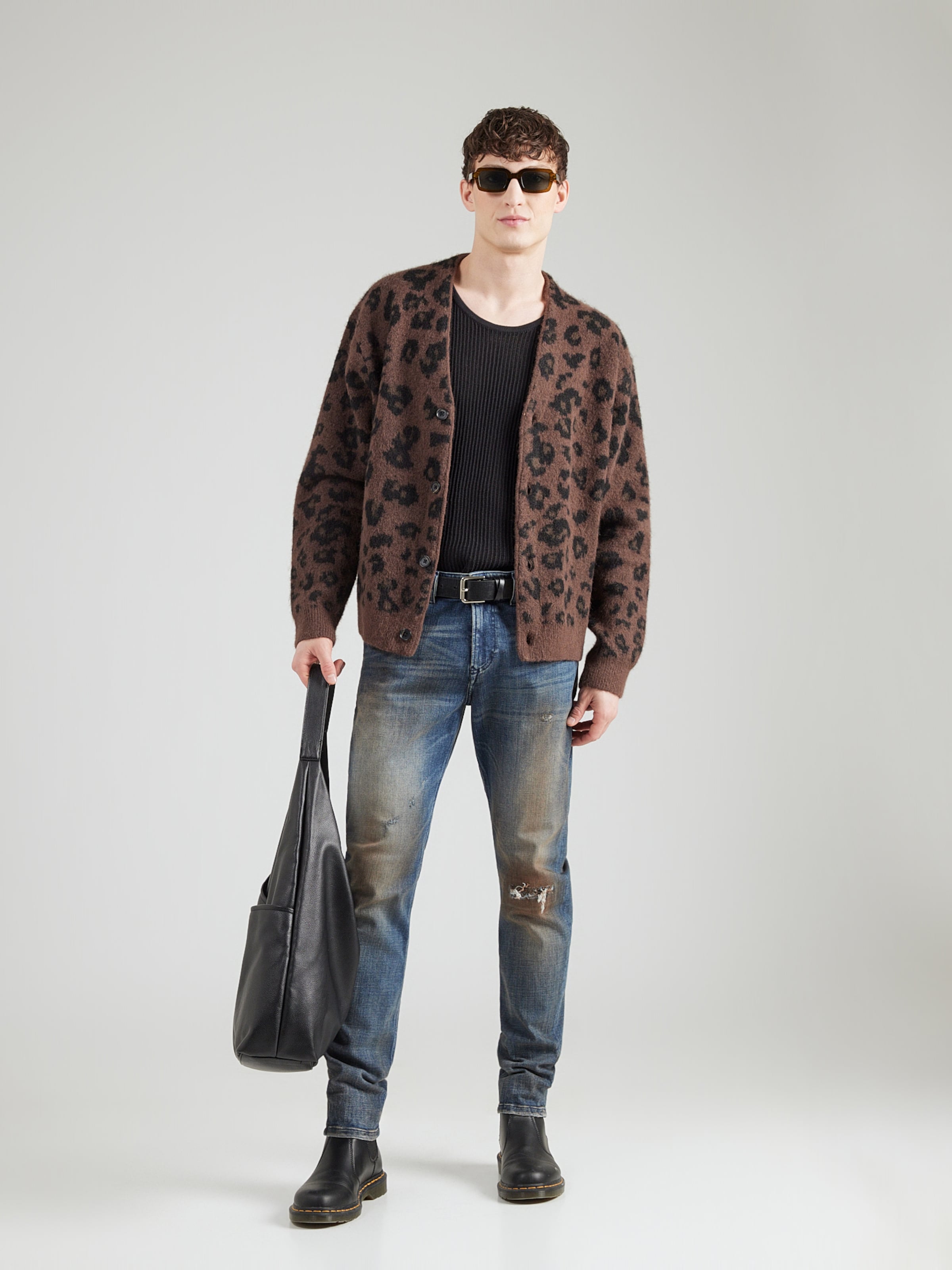DIESEL Джинсы '1979 SLEENKER' Slim fit в темно-синем цвете — фото 4