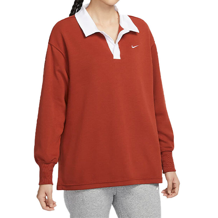 Футболка серии Sportswear Essentials женская темно-оранжевая Nike — фото 4
